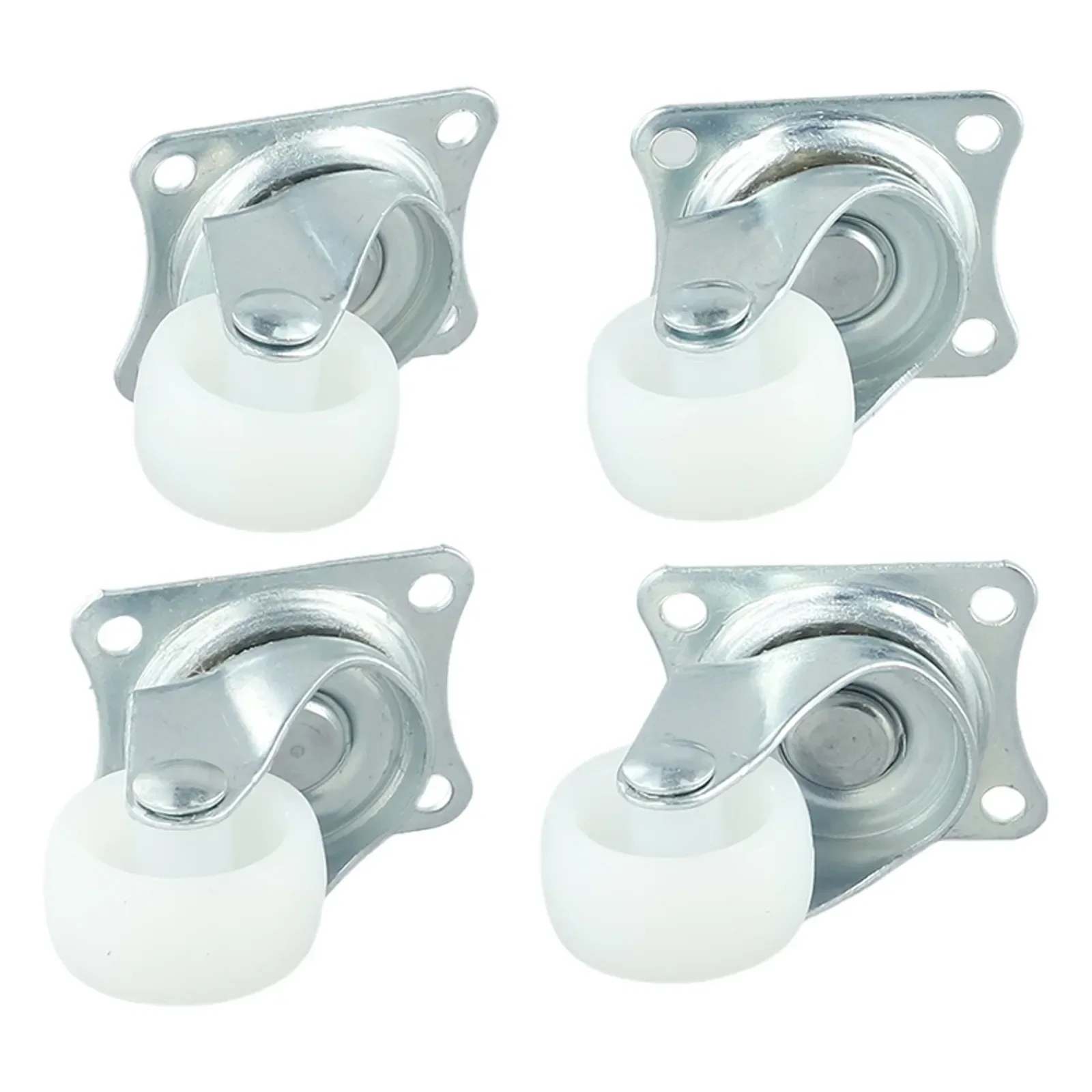 Parts Swivel Casters 250G 4/12pcs Bearing Wheels Mount Ball Stroller Wheel White/silver Homes Material Handling