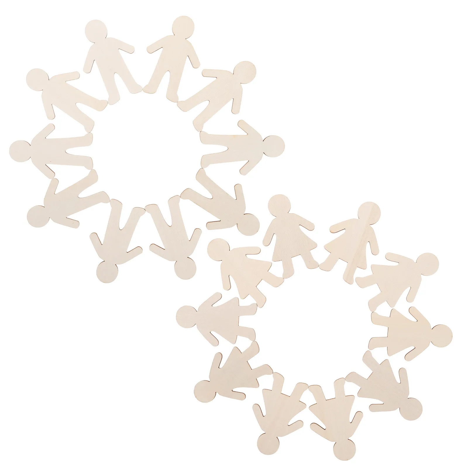 ของตกแต่งไม้เปล่า DIY 20 ชิ้น สำหรับเด็ก งานฝีมือไม้ยังไม่เสร็จ สร้างสรรค์งานศิลปะกราฟฟิตี ตกแต่งบ้าน งานฝีมือ