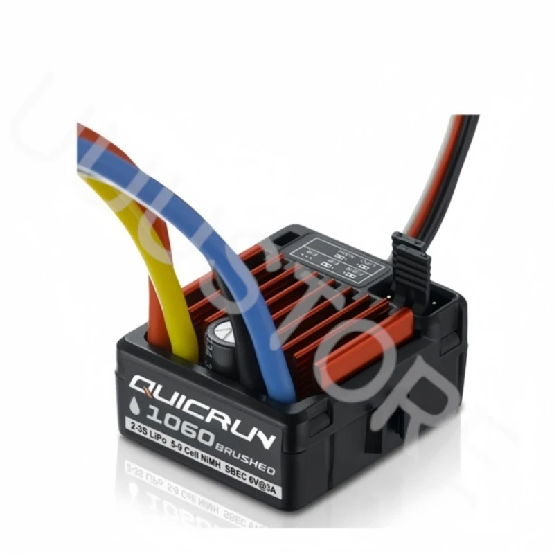 HobbyWing QuicRun 1060 60A 1625 1080 G2 80A Brushed Electronic Speed Controller ESC Waterproof For 1:10 SCX10 TRX4 TRX6 Redcat