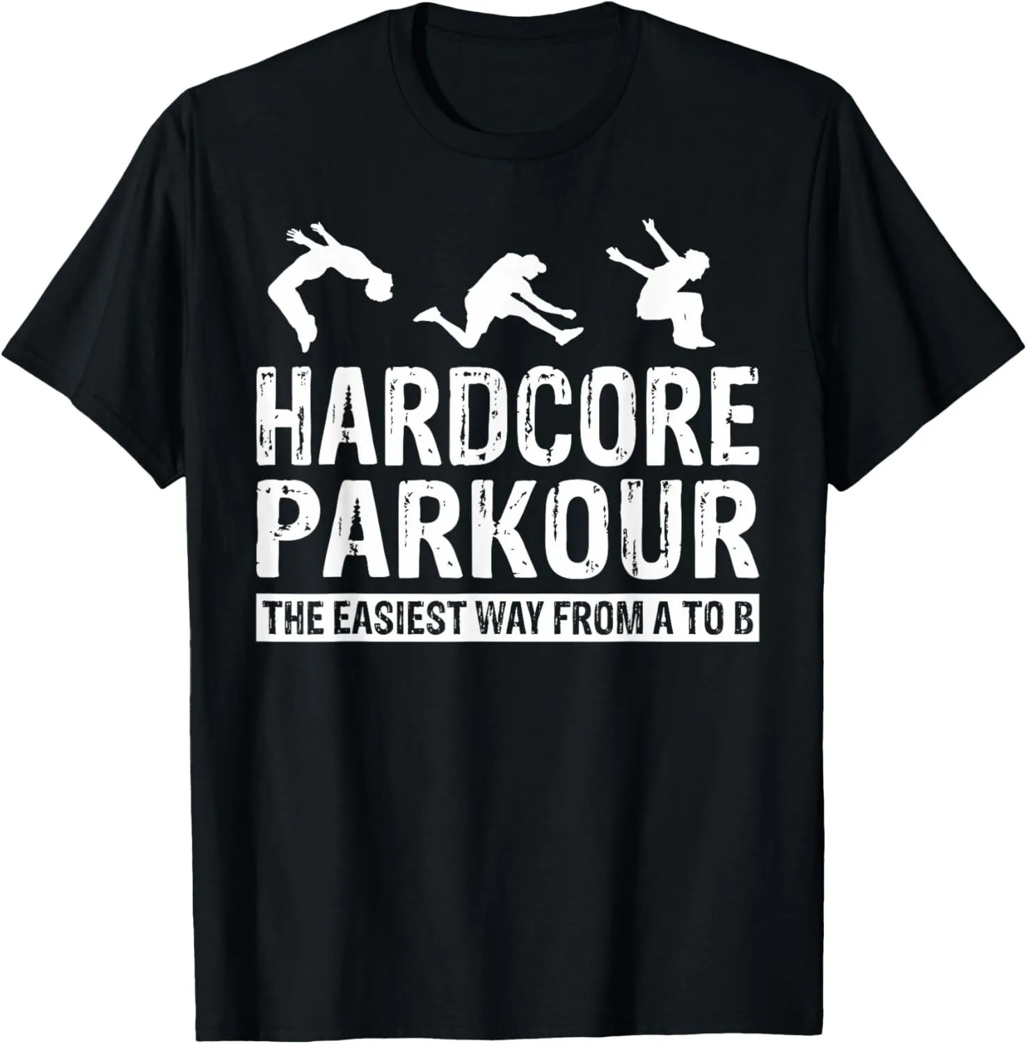 Забавная футболка унисекс Hardcore Parkour Lover Free Running MM в подарок.