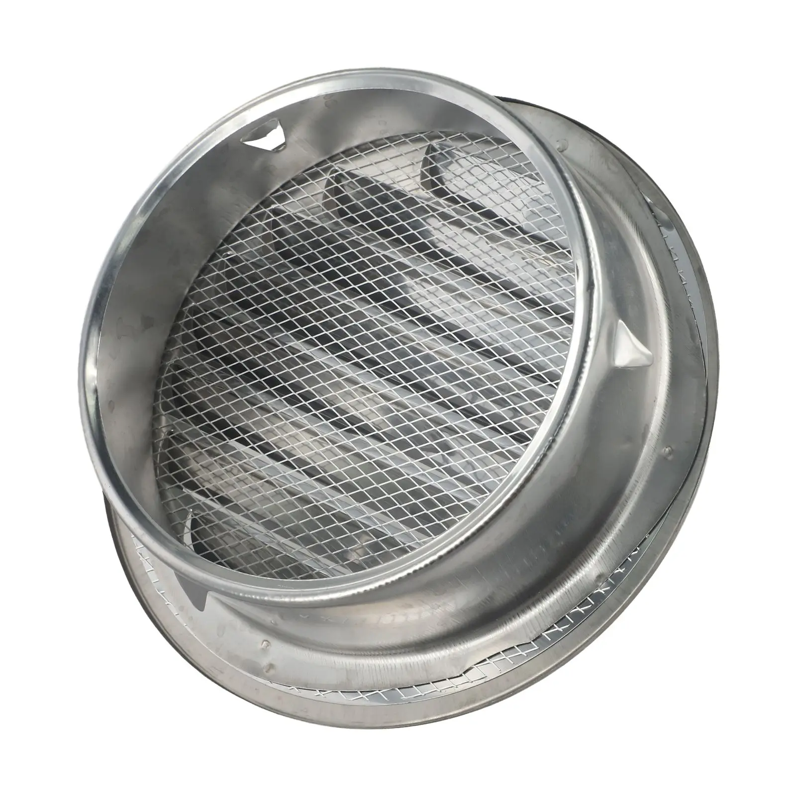 100mm/150mm Air vent grille Accessory Extractor Nosed External Round Bull Silver Wall Vent Outlet Hot New Practical