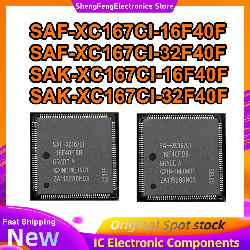 

Микроконтроллеры SAF-XC167CI-16F40F, SAF-XC167CI-32F40F, SAK-XC167CI-16F40F, SAK-XC167CI-32F40F