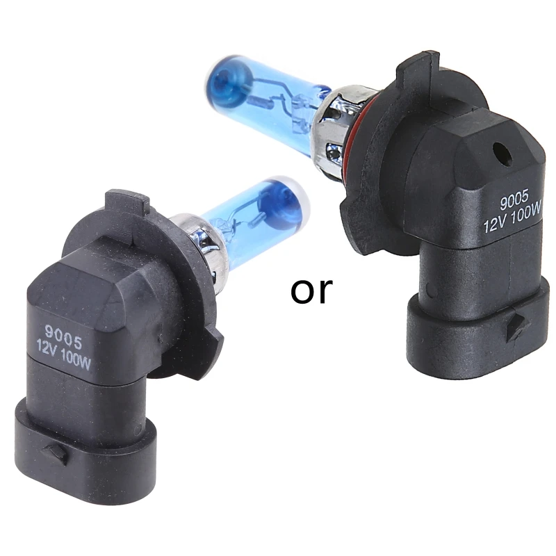 New 1 PC 9005/HB3 6000K 100W White Xenon Gas Halogen Headlight Light Lamp Bulb T3EF