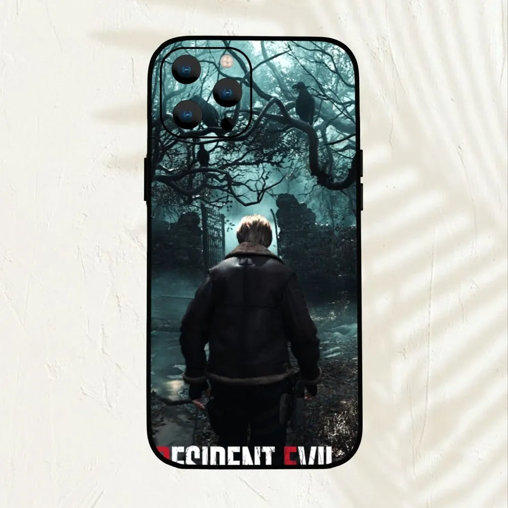 Jogo R-Resident E-Evil 4 Capa De Telefone, Tampa Do Telefone Para Samsung Galaxy S24 S23 S22 S21 S20 Ultra Plus S20FE