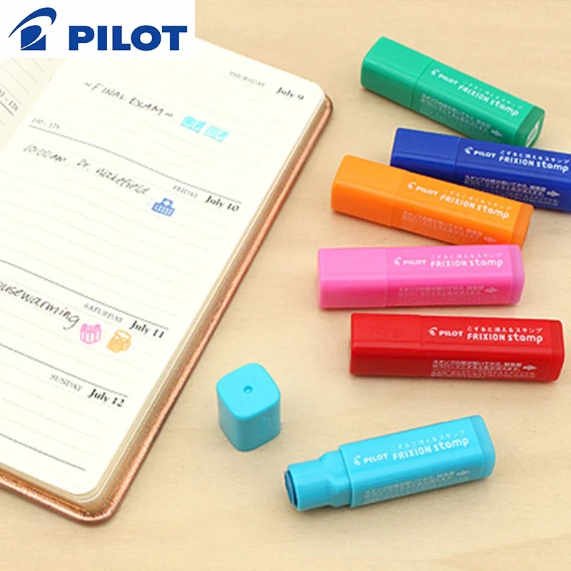 Pilot Frixion Stamp 6pcs/lot  Available Cute Stamps Eraserable School Supplies Korean Stationery view 3