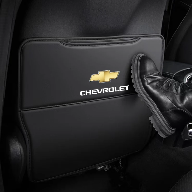 Protectores de Asientos para Autos Chevrolet Spark, Captiva, Cruze, Tracker, Epica, Cubierta Antideslizante para Respaldo de Asiento, Alfombrilla de Cuero para Respaldo de Asiento