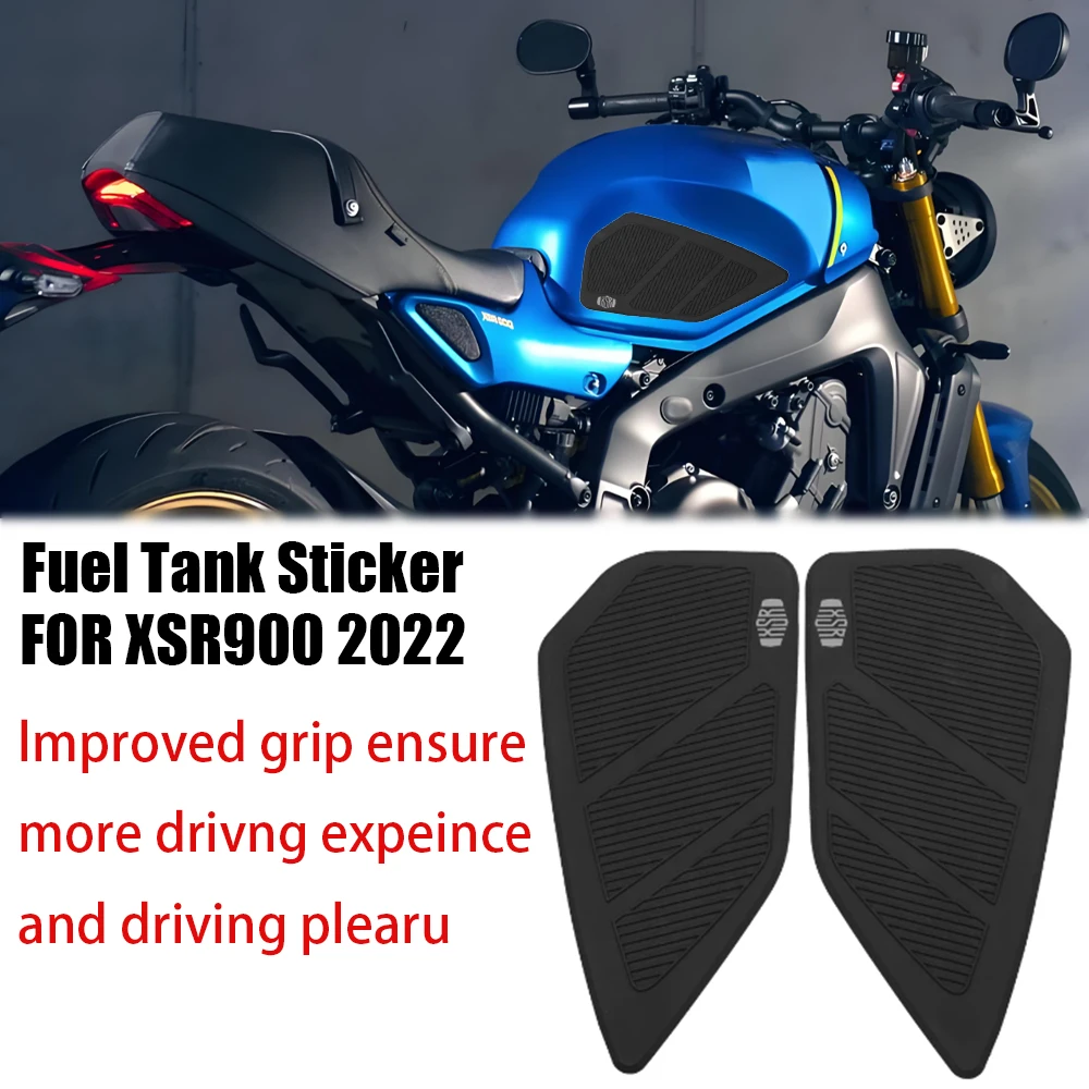 

For YAMAHA XSR900 2022- XSR 900Motorcycle Tank Mat Anti-Slip Tank Mat Protective Sticker Side Sticker Tow Tank Mat