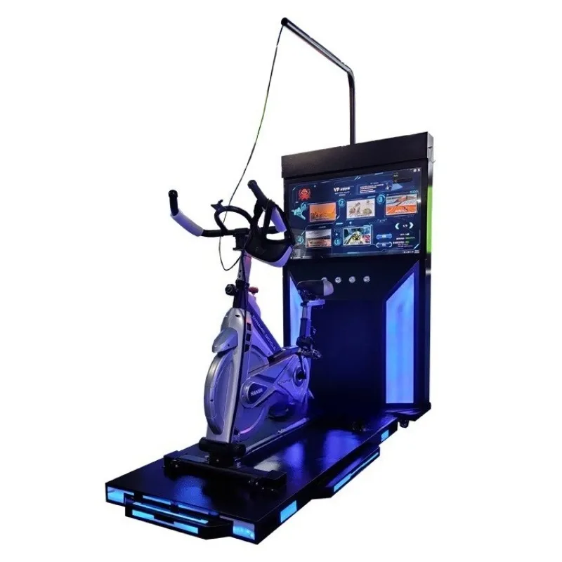 Spinning self-cycling virtual cycling sports gym game console merchants use video games for entertainment