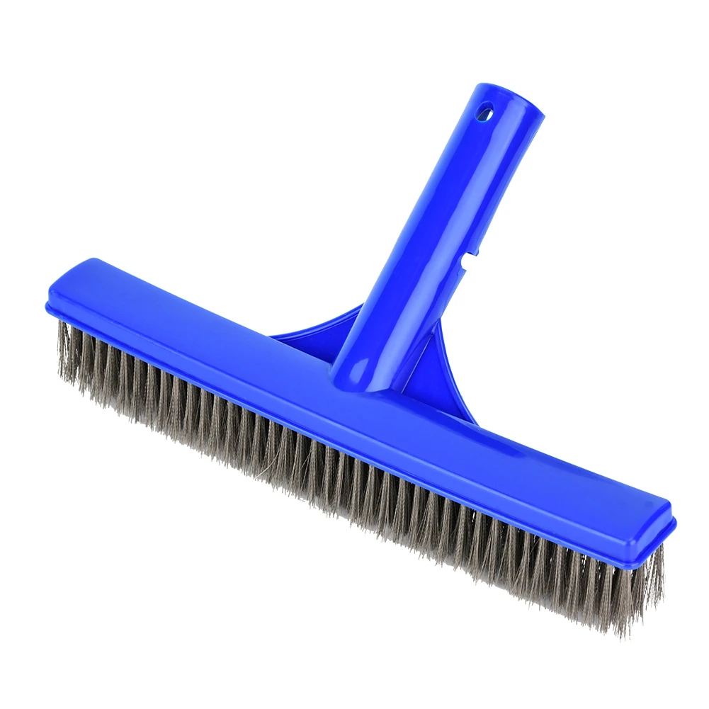 Swimming Pool Wall Brush with Steel Wire Bristles Wear Resistant Pool Cleaning Brush for Spa Pond Cleaning Tool