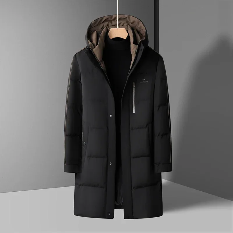 Designer Clothes Men Luxury Long Down Jacket Man Duck Down Padding Padded Jacket 2024 Warm Man Winter Coat Male Coats