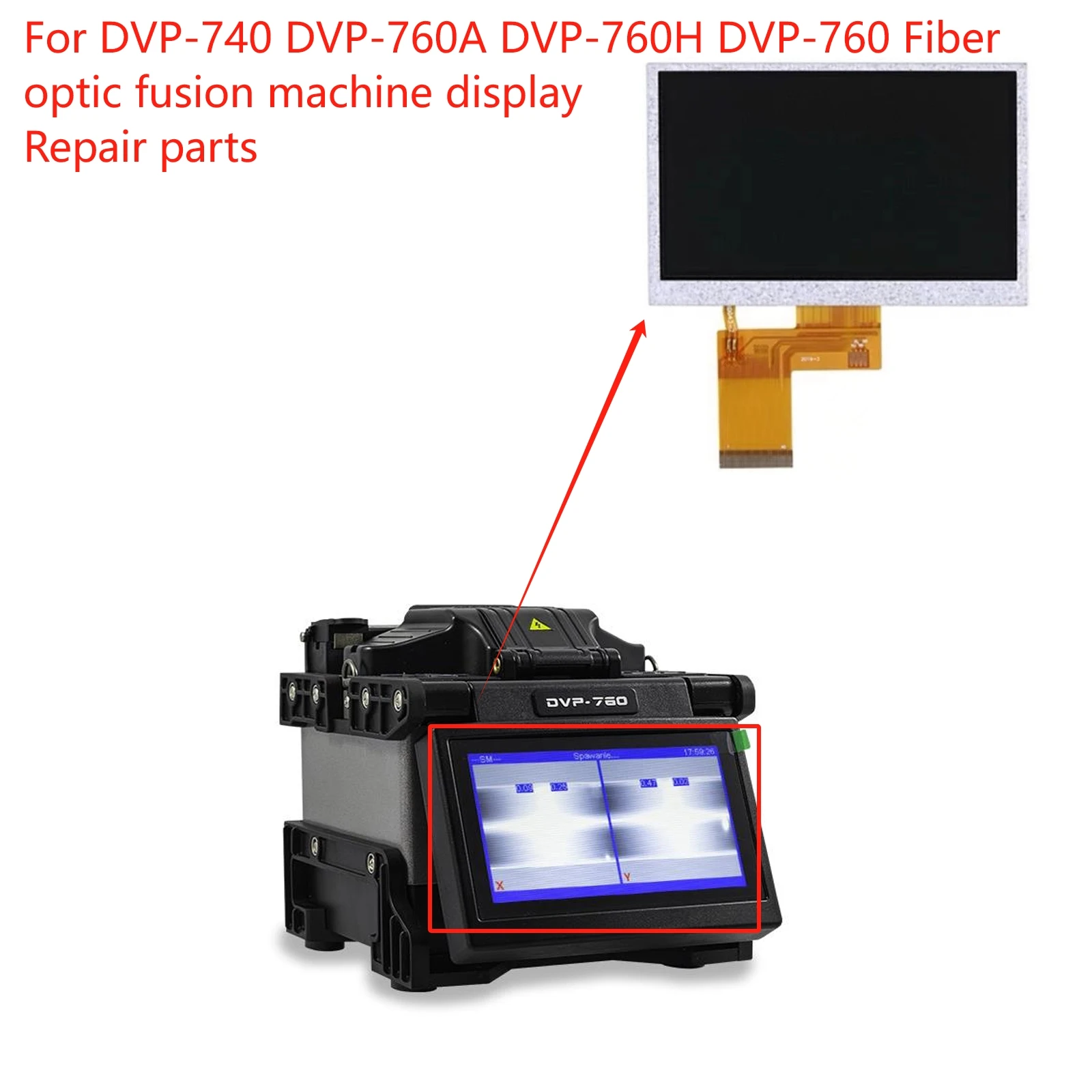 新しい-43-インチディスプレイ-dvp-740-dvp-760a-dvp-760h-dvp-760-光ファイバー融着機スクリーン修理部品