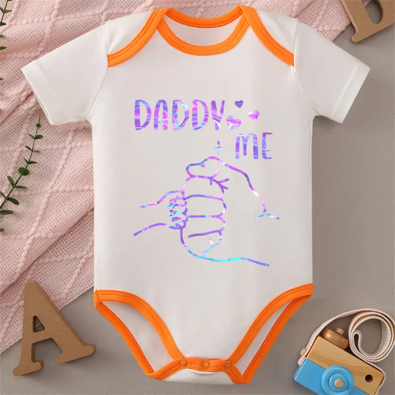

I Love My Family Cute Print Baby Cloths 100% Cotton Jumpsuit Onesie Bodysuit for 0 To 12 Months Newborn Best Gift for Baby