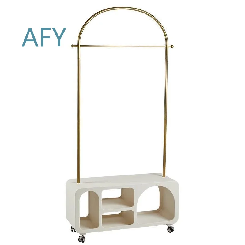 French Light Luxury Internet Celebrity Cave Cabinet for Nordic Ins Bedroom Coat Rack for Dormitory Home Floor Standing