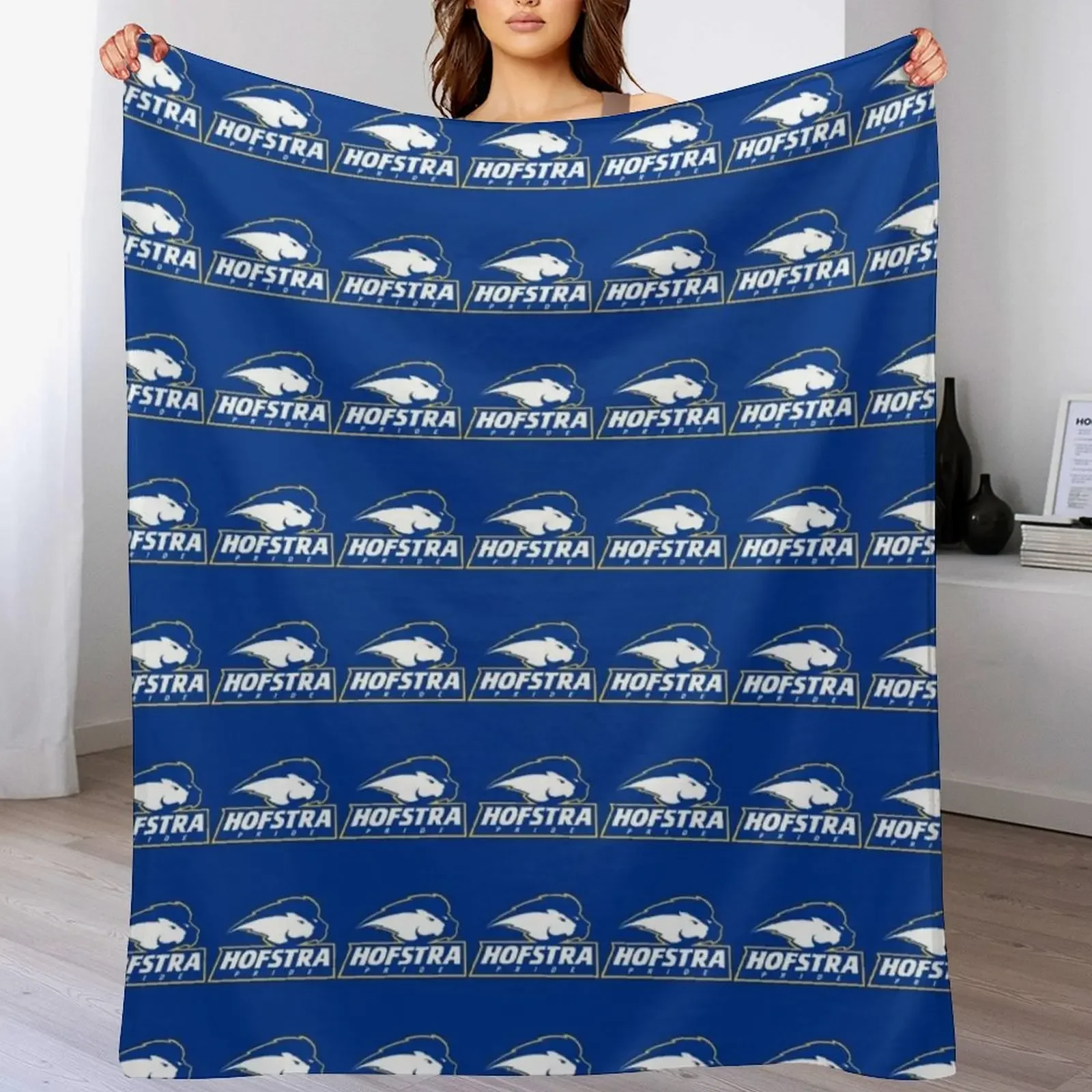 

Hofstra Pride Throw Blanket Vintage Polar Soft Plush Plaid Summer Blankets