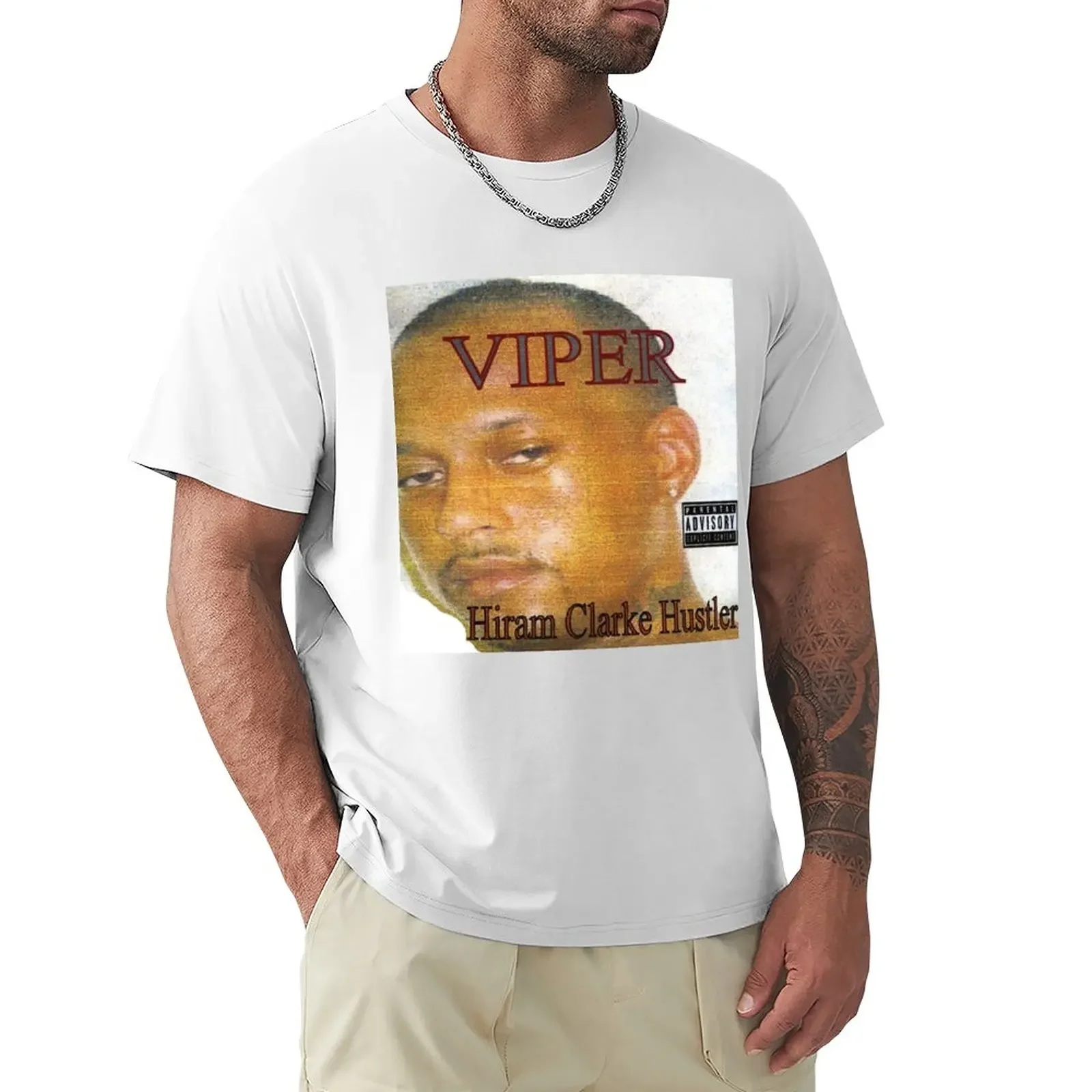 

Viper - The Hiram Clarke Hustler T-Shirt heavyweights vintage clothes Blouse clothes for men