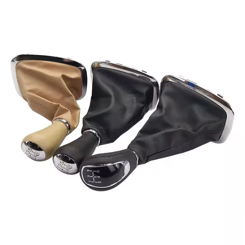 Car Gear Shift Collar for 2010 2011 2012 2013-2015 Chery Tiggo 3 FL PU Leather Gear Shift Dust Cover/Gear Shift Lever Hand Ball