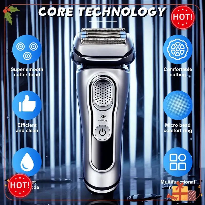 ABLE-استبدال احباط القاطع رئيس الحلاقة شفرات حلاقة لسلسلة براون 9 92S 92M ماكينة حلاقة كهربائية استبدال الرأس