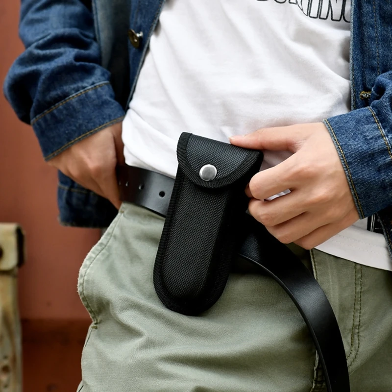 Fodero per cintura pieghevole in nylon da 2 pezzi. Cintura per trasporto verticale Drosphip