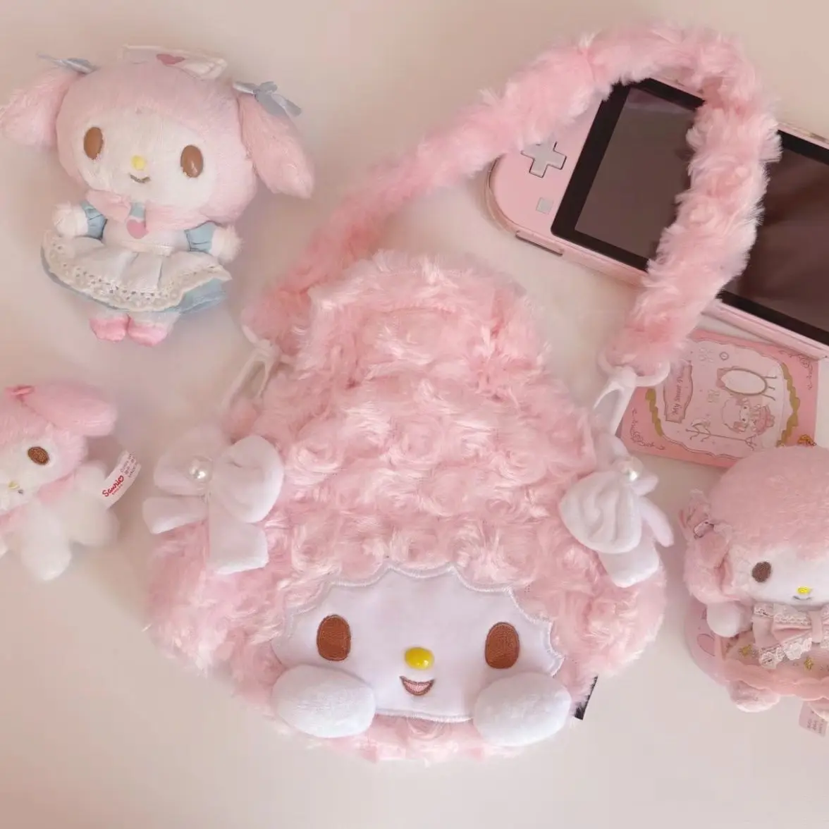 

MINISO Good Night Lamb Warm Water Bag Sanrio Doll Hand Warmer Bag Plush Cute Cute and Funny Giving Girls Send Warmth