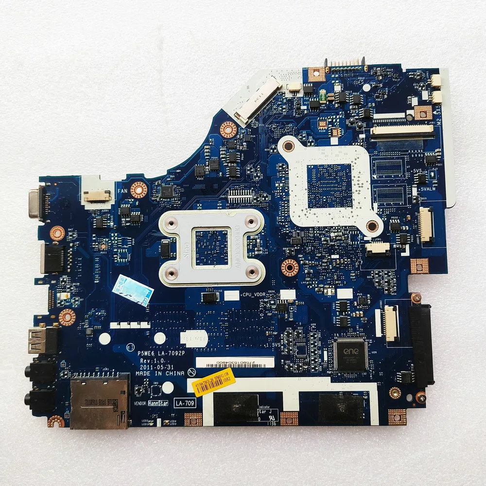 P5WE6 LA-7092P Laptop Motherboard For Acer aspire 5250 E350 E450 CPU LA-7092P MBRJY02001 Mainboard DDR3