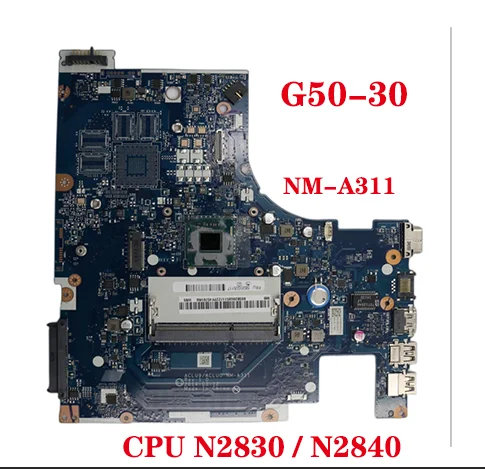 ACLU9 ACLU0 NM-A311 Motherboard for Lenovo G50-30 Laptop Motherboard with N2830 N2840 CPU DDR3 100% Test Work Send