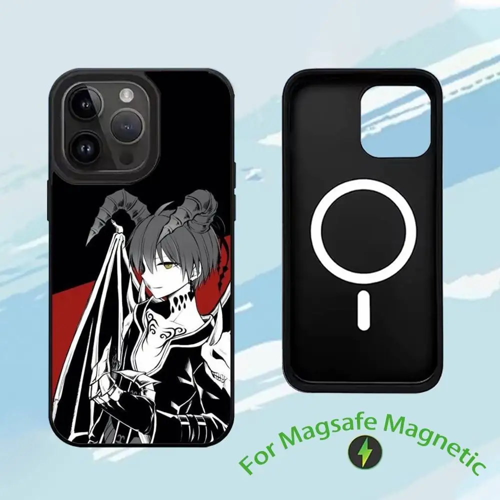 حافظة هاتف أنيمي A- اغتيال الفصول الدراسية-m لهاتف آيفون 17,16,15,14,13,12,11,Plus,Pro,Max لغطاء الشحن اللاسلكي Magsafe