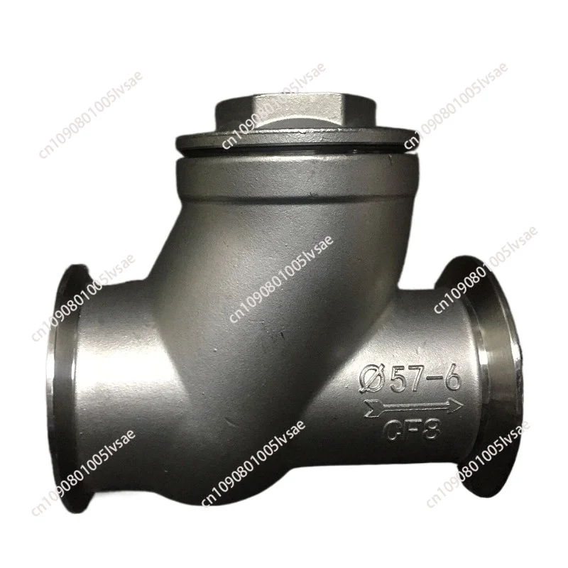 HQ81X Clamp Type Ball Stainless Steel Check Valve Clamp Type Y Quick-loading Sewage Check Valve