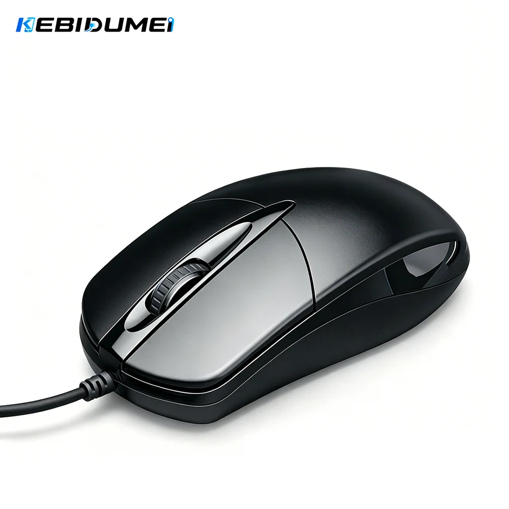 KEBIDUMEI USB-Maus mit Kabel, Büromaus, ergonomische Gaming-Maus, optische Maus, Plug-and-Play für Computer, Laptop, Windows, MacOS