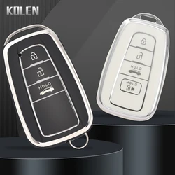 TPU Car Remote Key Case Cover Shell Fob For Toyota Prius Camry Corolla CHR C-HR RAV4 Land Cruiser Prado Altis Key Protect Holder