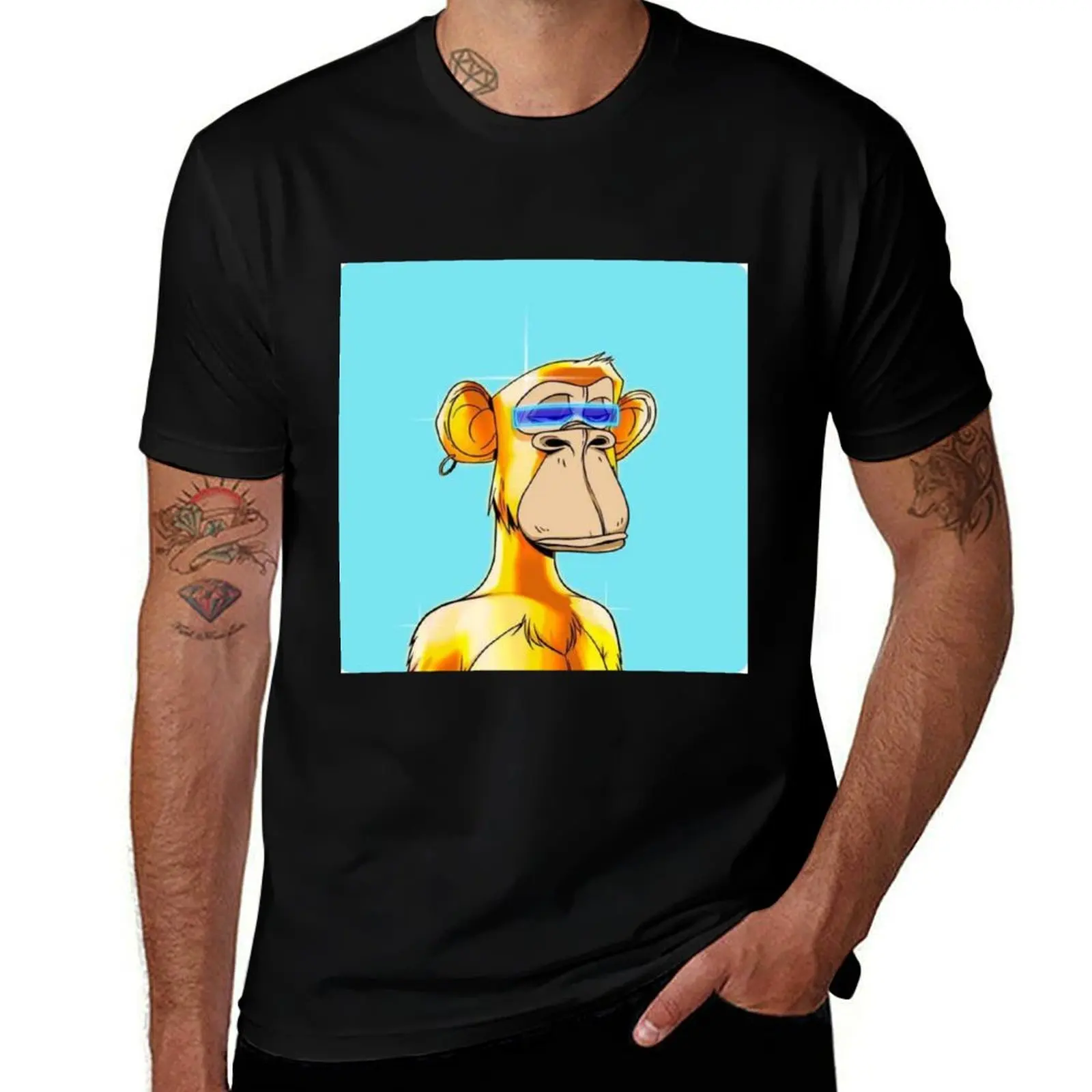 

Bored Ape NFT (do not screenshot) T-Shirt Anti-Fade Casual Tee Shirt