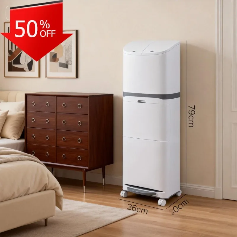 

Mini Trash Can Room Plant Bottle Basket Dirty Laundry Basket Sensor Trashcan Bin Kitchen Dustbin Bathroom Accessories Food Waste