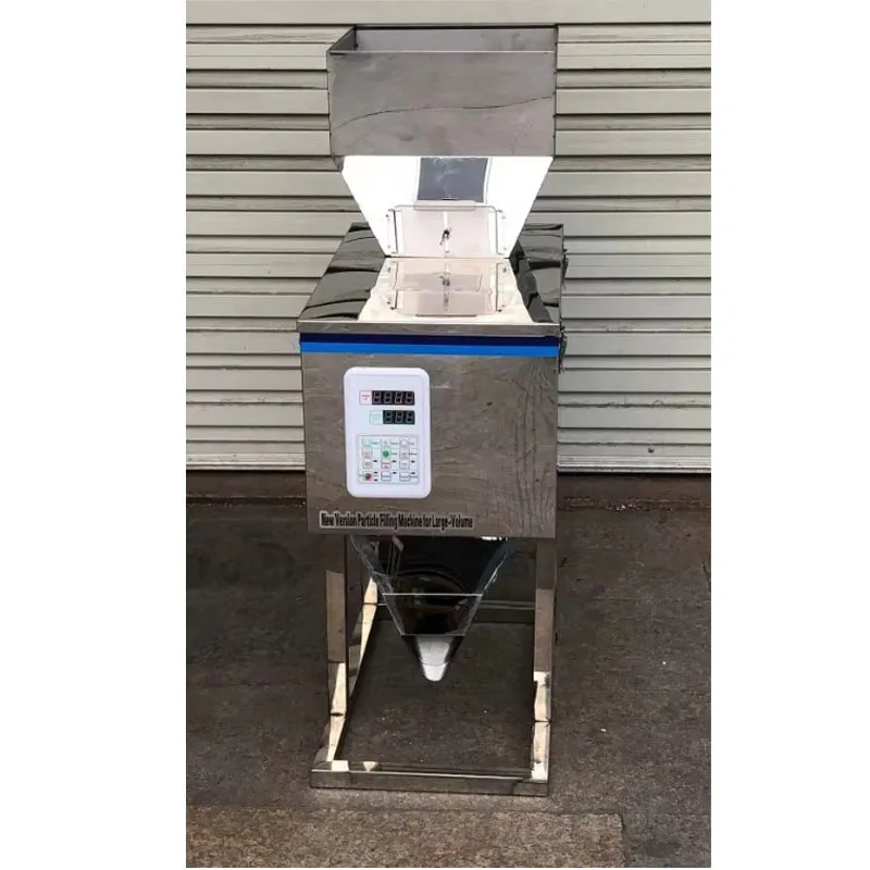Food Automatic Weighing Racking Machine Medicinal Power Packing Machine Double Vibrator Hight-Quality desktop Filling Machine