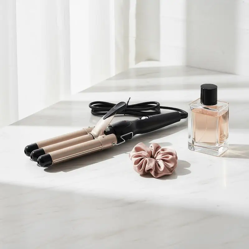 Ceramic Professional Hair Curler 3  Curling Iron Fast Heat Adjustable Temperature Styling Tool for Beach Waves Everyday Use