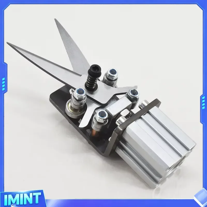 JS200 Double Action Cutting Ear Tape Pneumatic Cylinder Air Compressor Nipper Making Machine Air Cutting Scissor