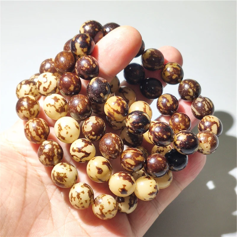 Grinding Bodhi Root Bracelet Men's and Women's Rosary/Prayer Beads Bracelet Small Flower Root Bodhi Seed Ornament Wholesale