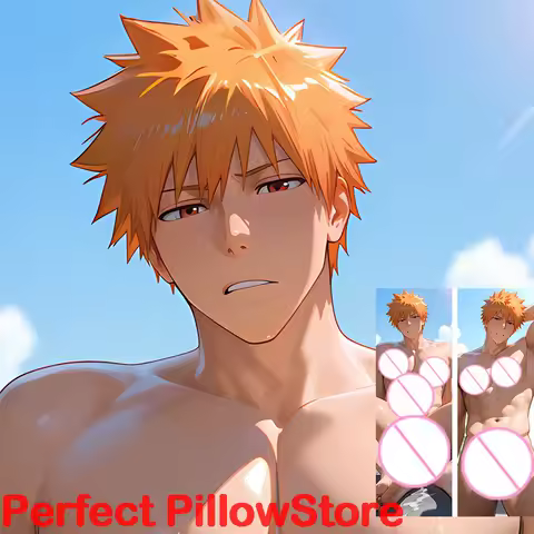 Dakimakura anime Kurosaki Ichigo Double-sided Print Life-size body pillows cover Adult pillowcase