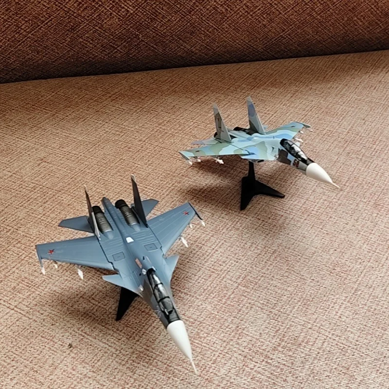 In Stock Pre-Painted Su-27 Flanker Model Myster Scale Military Aircraft Figurine Kit Mini Collectible Display Toy Birthday Gift - view 2