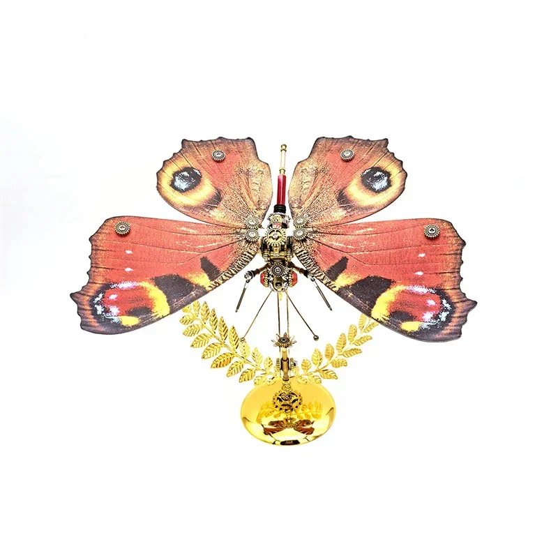 Steampunk Peacock Butterfly 3D Metal Puzzle Model Kit Building Model Kits for Adults Children DIY Assembly Toys