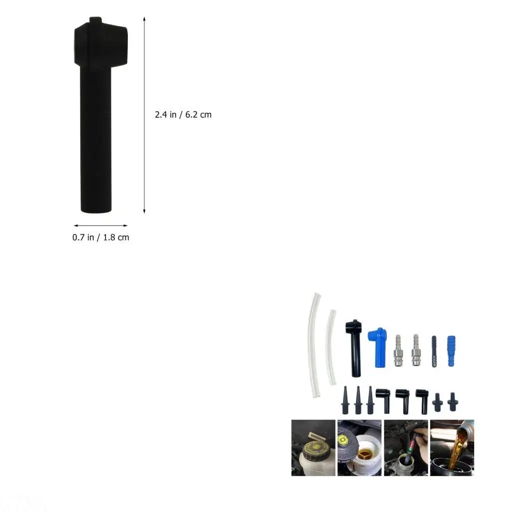 

G7NA Universal Brake Bleeder Adapter Fitting Set 16Pcs Plastic Silicone For Auto Bike