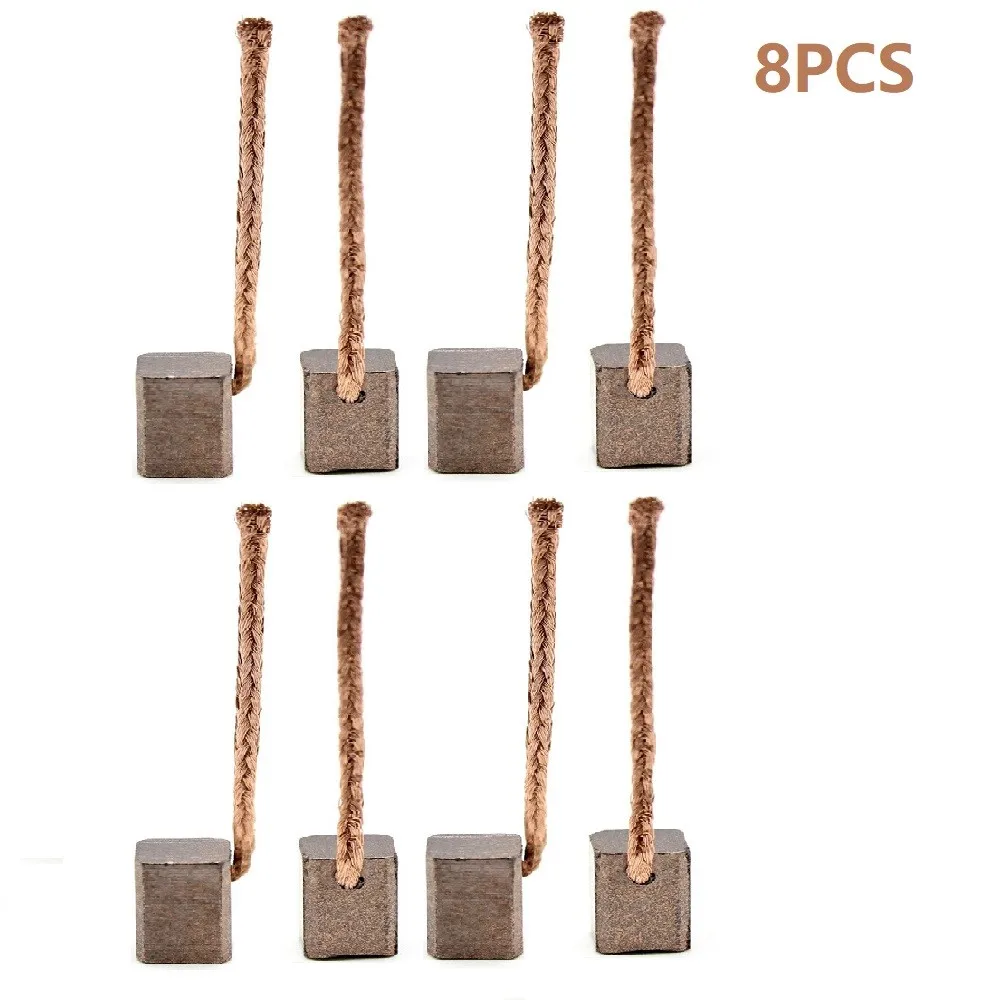 Useful Business CNC Carbon Brush Carbon Fibre 6x6x10mm Carbon Easy To Use Quality Assurance Rugged For Blower Motor