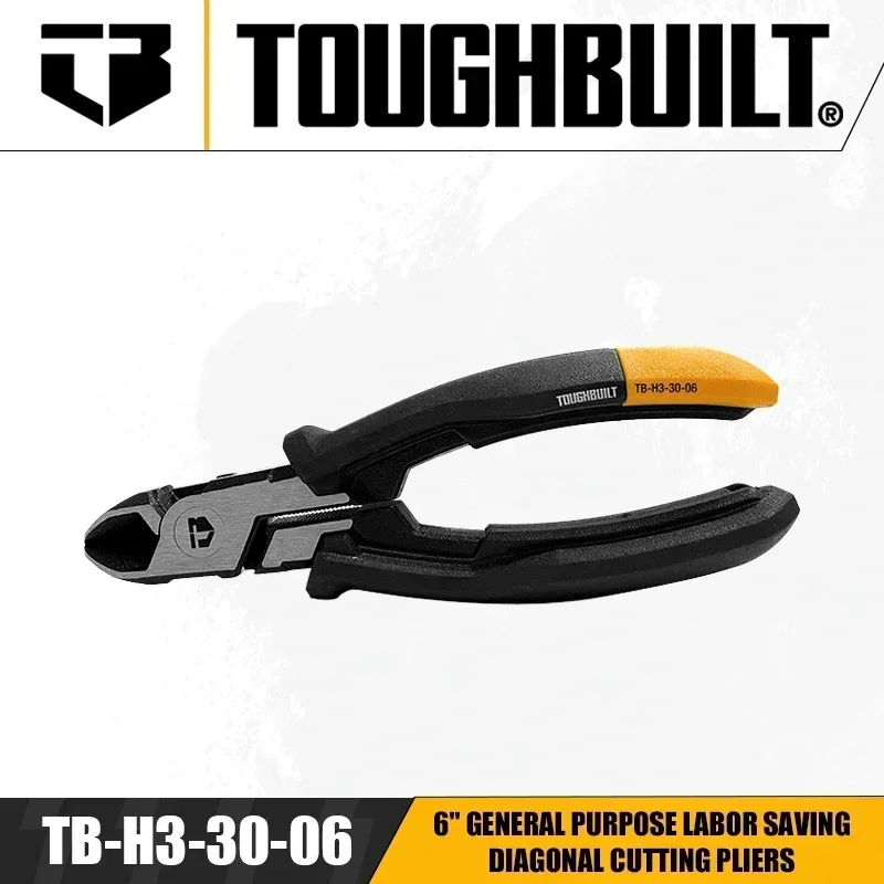 

TOUGHBUILT TB-H3-30-06 6"General Purpose Labor Saving Diagonal Cutting Pliers Hand Tools Pliers