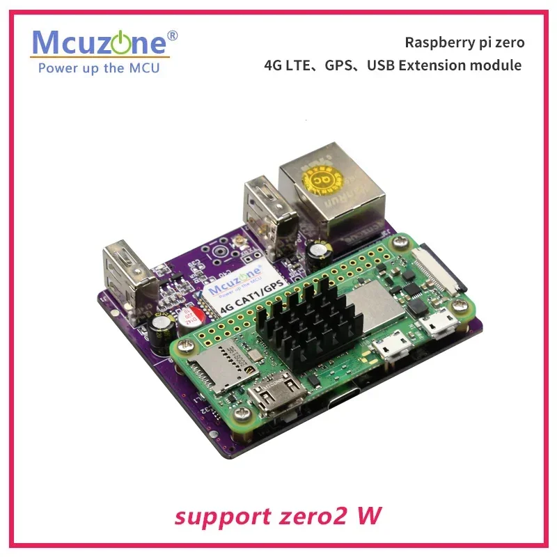 Raspberry pi zero 4G LTE、GPS、USB Extension board USB hub/USB to Ethernet,GPS/CAT1,Driver free/plug and play,case openwrt