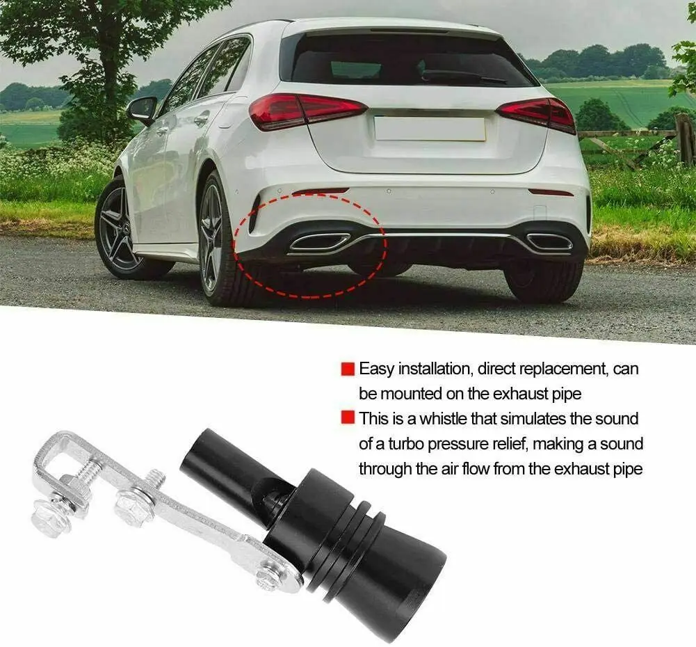 1ks auto modifikovaná turbína píšťala výfuk pípat sounder motocykl imitace sounder turbína výfuk znít zesilovač píšťala částí