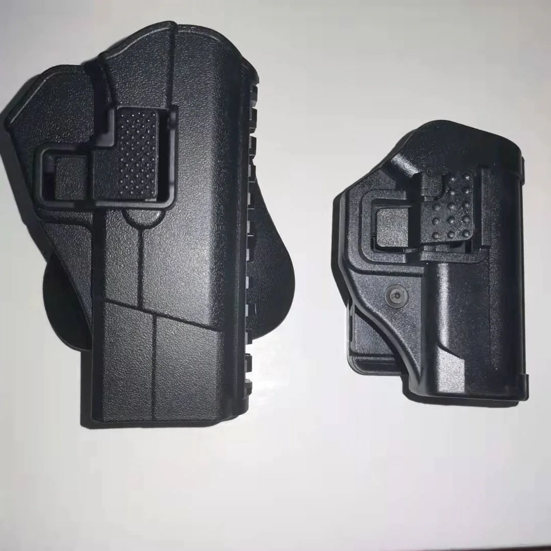 Nieuwe Tactische 64/77/92 Holster voor Gun Jacht Taille Quick Pull Holster Glock G17 G19 Training Pistol Case plastic Staal Pistool