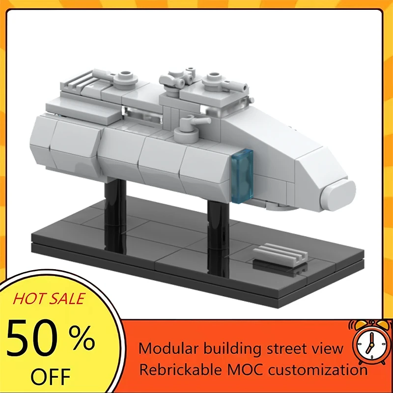 

Набор из 120 деталей: популярная модель космического корабля из фильма «Звездные войны», модульный конструктор MOC, технологичный подарок, праздничный набор для сборки, детский игрушечный комплект