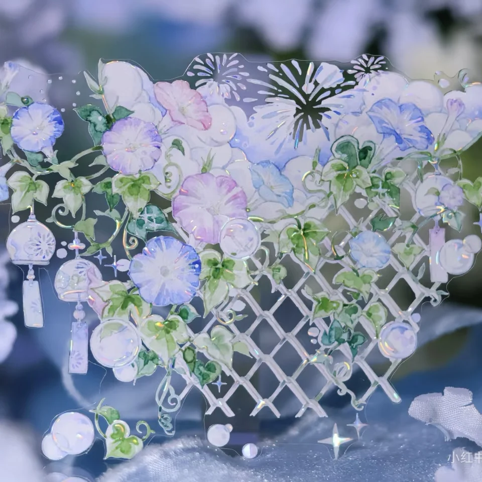 

Маскирующая блестящая ПЭТ-лента Foral and Train Shine Washi