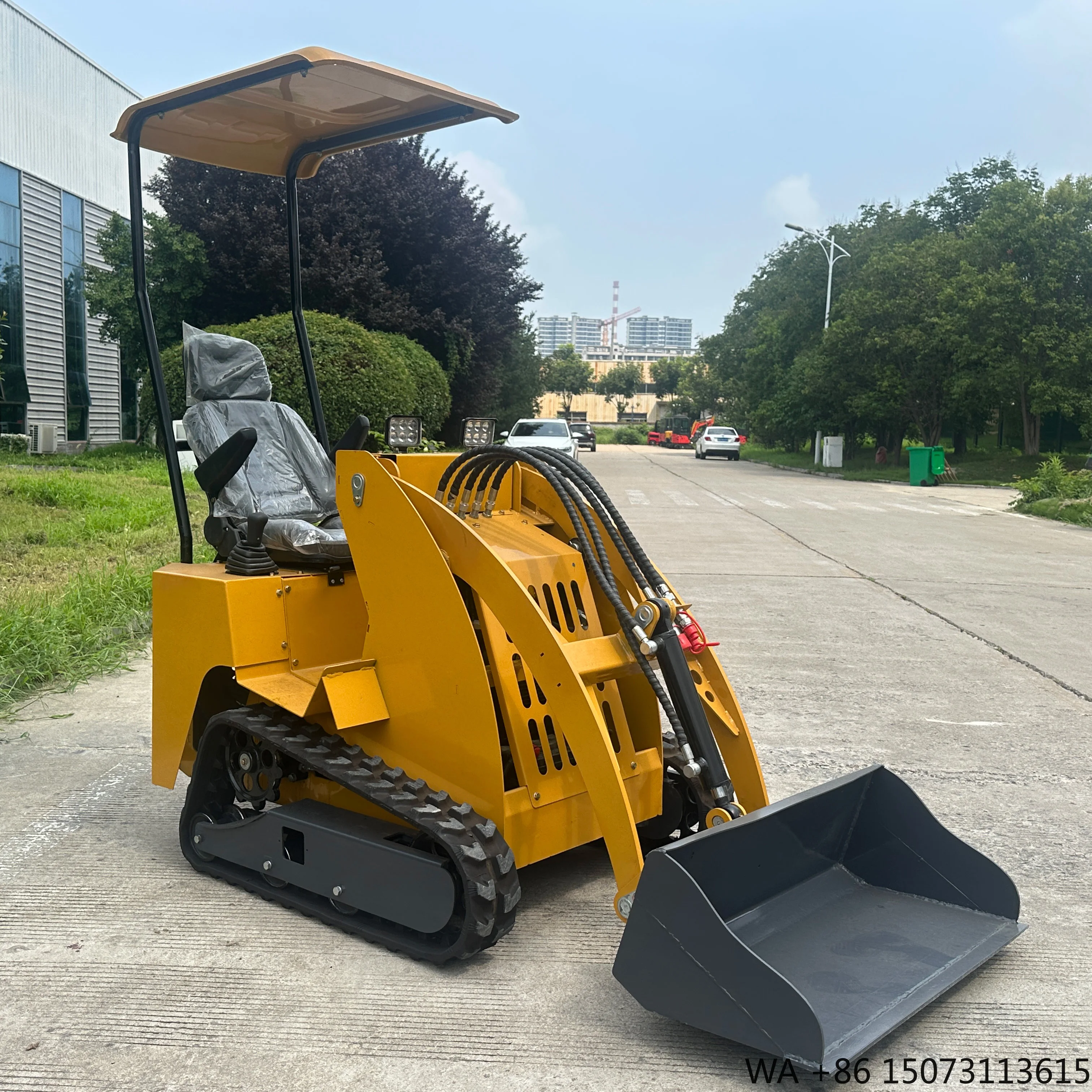 KEYOUTEC High Efficiency CE Approved  Hydraulic Pilot Control Heavy Duty Mining Construction Crawler Loader Skid Loader