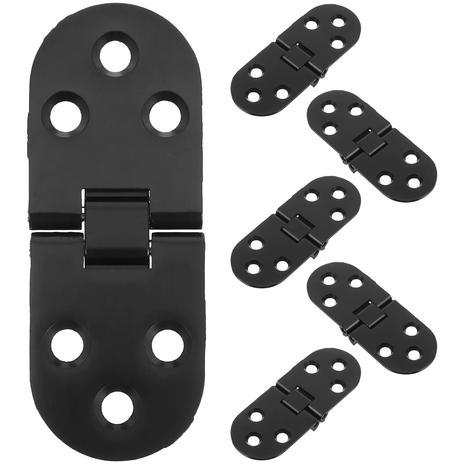 

6Pcs Aluminum Alloy Flip Table Hinges Heavy Duty Folding Hidden Cupboard Door Small Replaceable Drawer Front Hinges
