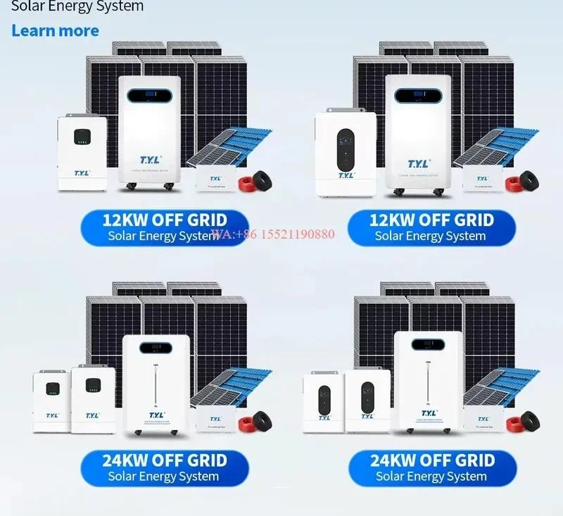 wmwmnu for T.Y.L Half Cell Solar Panels with Battery and Inverter Stackable Battery 12KW Kit for Industrial Solar Power