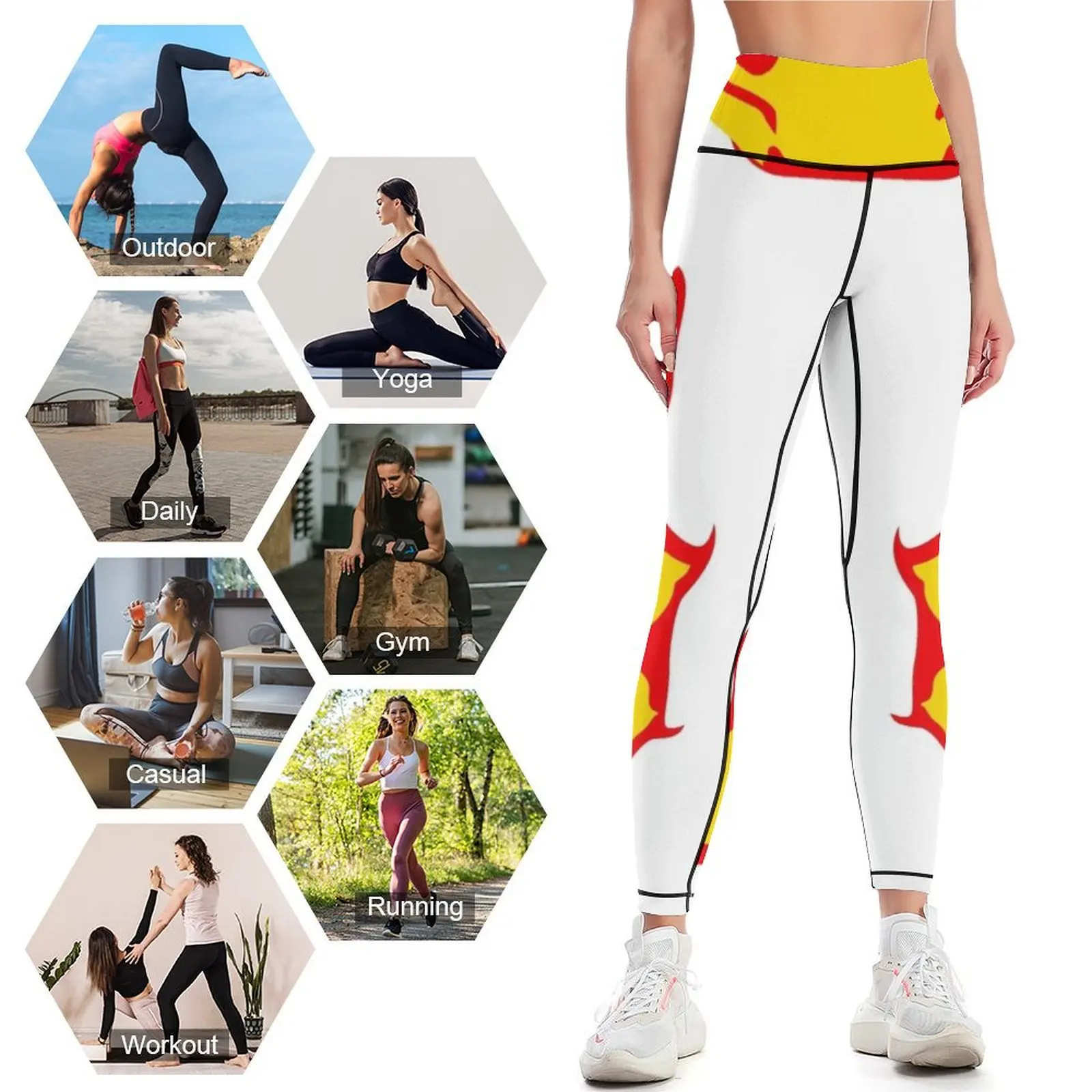 Harlem riscaldatori Leggings pantaloni sportivi da donna pantaloni da jogging pantaloni sportivi da donna push up Leggings da donna